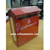 กล่องรับจดหมาย กล่องแสดงความคิดเห็น ผลิตจากเหล็กพ่นสี Mail box, Comment Box Made of painted steel.