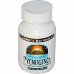 Source Naturals Pycnogenol 100mg, 60 Tablets สารสกัดจากเปลือกสนมาริไทม์ฝรั่งเศส ลดฝ้า กระ ช่วยให้ผิวกระจ่างใส ปรับสีผิวให้สม่ำเสมอ