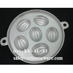พิมพ์ขนมไข่อะลูมิเนียม เล็ก ขนาด 7 นิ้ว 016-KK-AL17 Khanom Khai mold aluminum 7 inch Carambola. 016-KK-AL17 อุปกรณ์ทำขนม