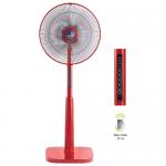 Mitsubishi พัดลมตั้งพื้น 16 นิ้ว พร้อมรีโมท SD MOTOR รุ่น LV16S-RT-RD (สีแดง)