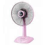 Mitsubishi พัดลมตั้งโต๊ะใบพัด 12 นิ้ว รุ่น D12-G-(สีชมพู)