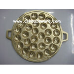 กระทะขนมครกทองเหลือง 016-KM-B28 Brass Khanom Krok pan. 016-KM-B28อุปกรณ์ทำขนม, พิมพ์ขนมครกทองเหลือง ,เตาขนมครก,ที่ทำขนมครก