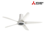 MITSUBISHI พัดลมเพดาน 5 ใบพัดขนาด 56 นิ้วพร้อมรีโมท รุ่น C56-RW5 สีขาว