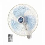 Mitsubishi พัดลมติดผนัง ใบพัด 16 นิ้ว รีโมท รุ่น W16-R-(สีฟ้า)