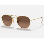 RayBan RB3548N 912443 HEXAGONAL FLAT LENSES