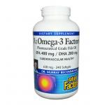 Natural Factors, Rx Omega-3 Factors, 630 mg, 240 Softgels (Pharmaceutical grade fish oil)บำรุงสมองและหัวใจ ช่วยลดระดับคลอเรสเตอรอล