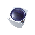 Sharp เครื่องซักผ้าฝาบน 8 KGS มี Ag Pulsator ป้องกันเชื้อรา รุ่น ES-U80GT-A สีขาว