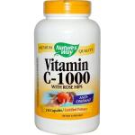 Nature's Way, Vitamin C-1000, With Rose Hips, 250 Capsules วิตามินซีคุณภาพ ราคาประหยัด สุดคุ้ม