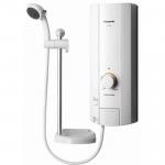 Panasonic เครื่องทำน้ำอุ่น 4,500 วัตต์ LUXUARY HEAD AG+ ป้องกันแบคทีเรีย รุ่น DH-4HS1T - สีขาว