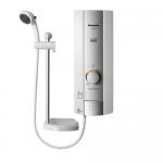 Panasonic เครื่องทำน้ำอุ่น 6,000 วัตต์ LUXUARY HEAD AG+ ป้องกันแบคทีเรีย รุ่น DH-6HS1T - สีขาว