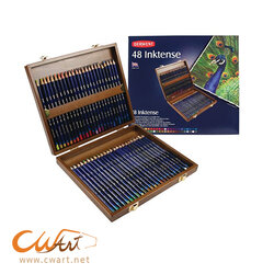 ชุดสีไม้ Derwent Inktense 48 สี กล่องไม้