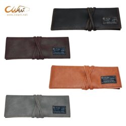 กระเป๋าหนังใส่พู่กันด้ามสั้น e-file