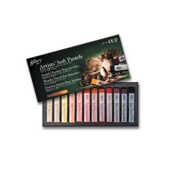 ชุดสีชอล์ค Mungyo Gallery Artists' Soft Pastel 12สี EarthTone
