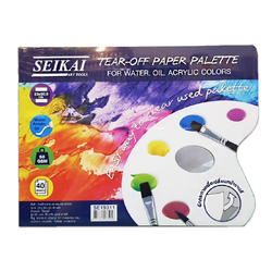 จานสีกระดาษ Seikai 23 x 30.5cm. 40แผ่น