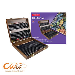 ชุดสีไม้ Derwent รุ่น Studio 48สี กล่องไม้
