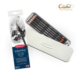 ชุดดินสอสเก็ตช์ Derwent Graphic 6 แท่ง 2H - 8B