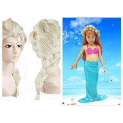 วิคผมเด็ก เจ้าหญิง แอลซ่า,เมอเมด