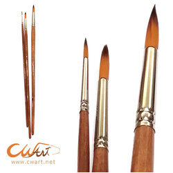 พู่กันสีอะคริลิค Angelo กลม