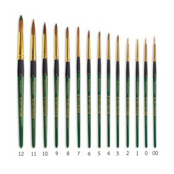 พู่กันสีน้ำ Renaissance หัวกลม