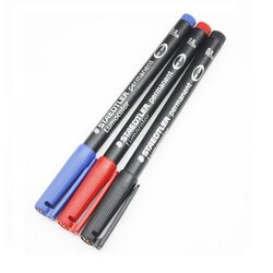 ปากกาเขียนวัสดุ Staedtler Lumocolor 318F(ราคา 1กล่อง,10ด้าม)