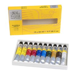 ชุดสีอะคริลิค Winsor Galeria 20ml 10สี
