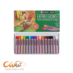 สีชอล์คน้ำมัน Sakura Expressionist 16สี
