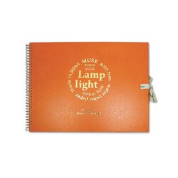 สมุดสีน้ำ Muse Lamplight Cotton100% 300g กึ่งหยาบ 25.1x19.4ซม.