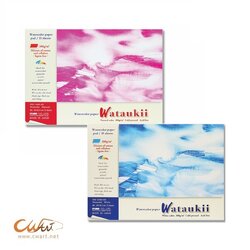 สมุดสีน้ำ Muse Wataukii ผสม Cotton 300g กึ่งหยาบ