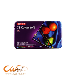 ชุดสีไม้ Derwent Coloursoft 72 สี