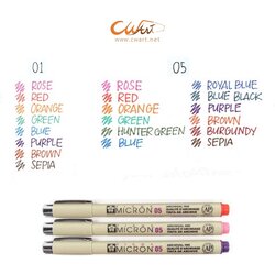 ปากกา Sakura Pigma Micron สีต่างๆ