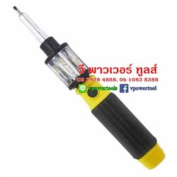 VPOWER BITDRIVE ไขควงอเนกประสงค์ พร้อมหัวเปลี่ยนปลายแม่เหล็ก 6 ใน 1 (BIT360)