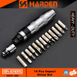 Harden 550641 ไขควงตอกกระแทก พร้อมดอกไขควง 13ดอก.