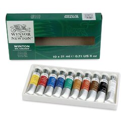 ชุดสีน้ำมัน Winsor Winton 21ml 10สี
