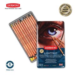 ชุดสีไม้ Derwent Lightfast 12 สี