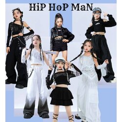 พร้อมส่ง ชุดเต้น ชุดแดนซ์ เสื้อแขนยาวปาดไหล่ กางเกงขายาว