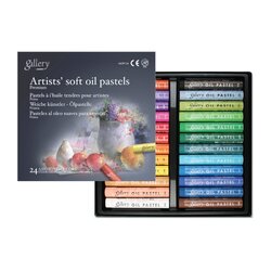 สีชอล์คน้ำมัน Mungyo Artists' Soft Oil Pastel 24สี