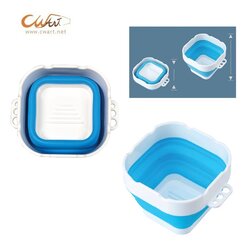 ถังล้างพู่กันซิลิโคนพับได้ Seikai