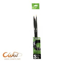 ชุดพู่กันสีอะคริลิคCampus Raphael 3ด้าม size"S"