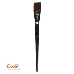 พู่กันสีอะคริลิค Winsor & Newton Galeria แบน ขนยาว(Flat) ด้ามสั้น