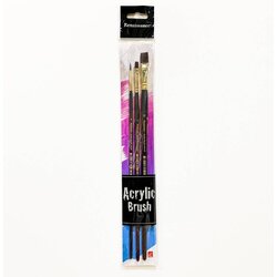 ชุดพู่กันสีอะคริลิค Renaissance 3ด้าม