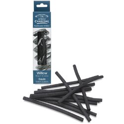 ก้านชาร์โค Winsor Willow Artist 12ชิ้น - Thick Size (แท่งขนาดใหญ่)