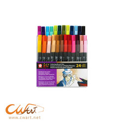 ชุดปากกาพู่กัน Koi 24สี