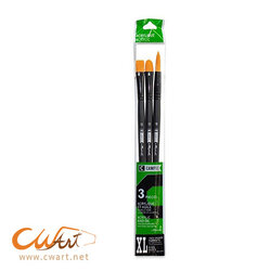 ชุดพู่กันสีอะคริลิคCampus Raphael 3ด้าม size"XL"