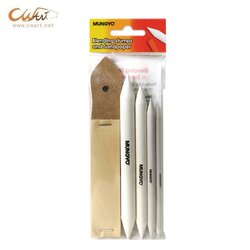 ชุดแท่งเกลี่ยสี Mungyo Paper Stumps 4 ขนาด + แท่นกระดาษทราย