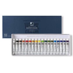 ชุดสีน้ำหลอด Shinhan Professional 7.5ml 18สี