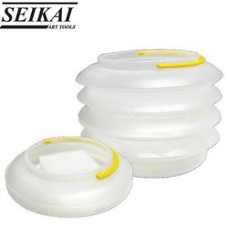 ถังล้างพู่กันพลาสติกพับได้ Seikai