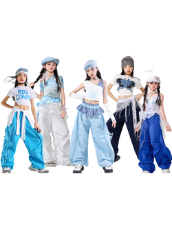 ชุดเต้น เซ็ตเสื้อ+กางเกงเซ็ตฟ้า เปิดจอง