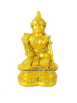 แม่โพสพ เนื้อเรซิ่น ขนาด 5 นิ้ว สูง 9.5 นิ้ว