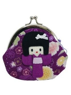 กระเป๋าคลิปใส่เหรียญ ลายเกอิชา มีหลายลาย