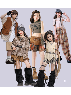 ชุดเต้น ฮิปฮอป เซ็ตเสื้อ+กางเกงขายาว**สินค้าเปิดจอง